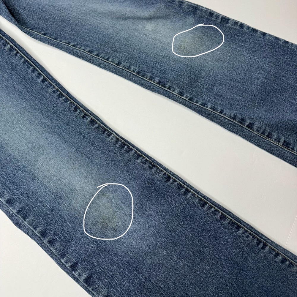 Baby Phat Jeans Womens Size 1 Low Rise Flare Blue Denim Y2K Embroidered Logo - Picture 5 of 10